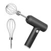 Wireless Electric Food Mixer Portable 3 Speeds Egg Beater Baking Dough Cake Cream Mixer Kitchen Tools - Black