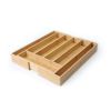 Better Homes & Gardens Natural Bamboo Expandable Silverware Organizer, 13.98 x 10.04-15.35 x 1.97 inches - Better Homes & Gardens