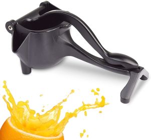 Manual Citrus Juicer; Hand Press Lemon Squeezer; Heavy Duty Juice Metal Aluminum Alloy Squeezer - default