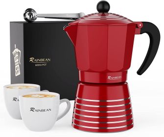 Aluminum Stovetop Espresso Coffee Maker; Stove Top Coffee Maker Mocha Pot - default