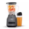 Easy-to-Clean Blender with Dishwasher-Safe Glass Jar with a 20 oz. Blend-n-Go Cup - black