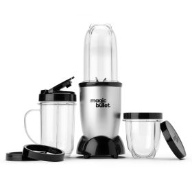 11 Piece Personal Blender – Silver / Black - Silver / Black