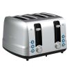 Brentwood Select TS-447S 1,500-Watt Extra-Wide Stainless Steel 4-Slice Toaster - Brentwood Select