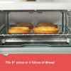 Crisp 'N Bake Air Fry 4-Slice Toaster Oven, Silver & Black - Silver & Black