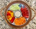 5-Section Snack/Salsa Serving Platter - Default Title