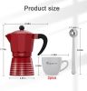 Aluminum Stovetop Espresso Coffee Maker; Stove Top Coffee Maker Mocha Pot - default