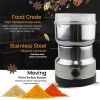 Coffee Grain Herb Nuts Electric Grinder Ultra Fine Grinding Machine Kitchen Gadgets - white