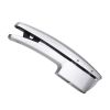 Garlic Press & Slicer 2 in 1 - Aluminium Garlic & Ginger Mincer and Slicer - with Slicing and Grinding - Kitchen Cooking Tools - Silver