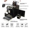 Espresso Machine with Milk Frother - Fully Automatic for Perfect Coffee, Black - Black