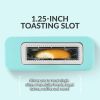 MyMini Single Slice Toaster, Aqua - MyMini