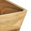 Better Homes & Gardens- Acacia Wood Oval Bowl, Natural Finish Brown - Better Homes & Gardens