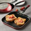 Tramontina Everyday 3 Pieces Aluminum Non-stick Fry Pan and Griddle Set Metallic Red - Tramontina