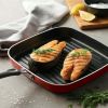 Tramontina EveryDay 11 in Aluminum Nonstick Square Grill Pan Red - Tramontina